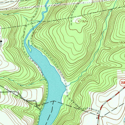 United States Geological Survey Ebensburg, PA (1963, 24000-Scale) digital map