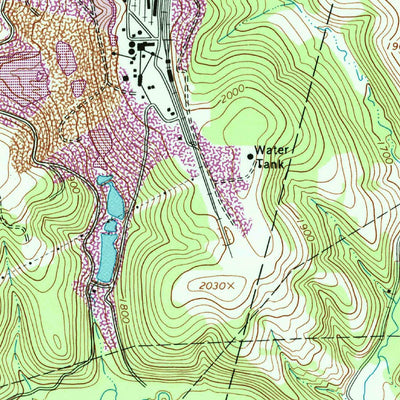 United States Geological Survey Ebensburg, PA (1963, 24000-Scale) digital map