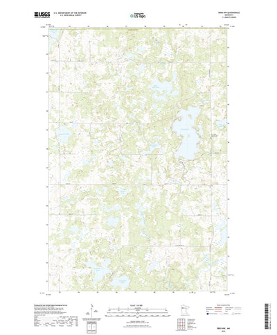 United States Geological Survey Ebro NW, MN (2022, 24000-Scale) digital map