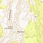 United States Geological Survey Eccles, NV (1972, 24000-Scale) digital map