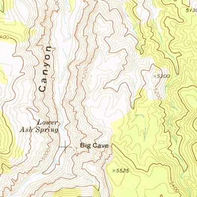 United States Geological Survey Eccles, NV (1972, 24000-Scale) digital map