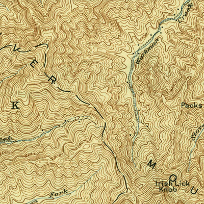 United States Geological Survey Eccles, WV (1932, 62500-Scale) digital map