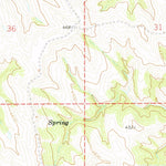 United States Geological Survey Echeta, WY (1972, 24000-Scale) digital map