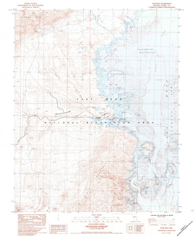 United States Geological Survey Echo Bay, NV (1983, 24000-Scale) digital map