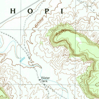 United States Geological Survey Echo Canyon, AZ (1990, 24000-Scale) digital map
