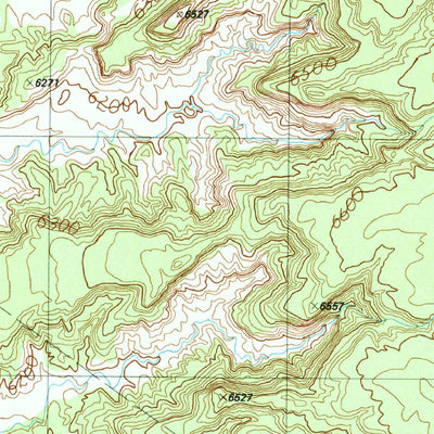 United States Geological Survey Echo Canyon, AZ (1990, 24000-Scale) digital map