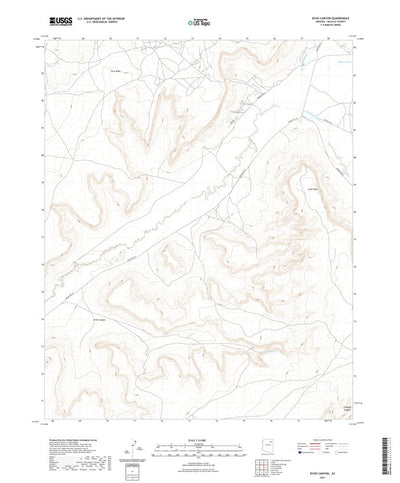 United States Geological Survey Echo Canyon, AZ (2021, 24000-Scale) digital map