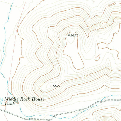United States Geological Survey Echo Canyon, TX (1978, 24000-Scale) digital map