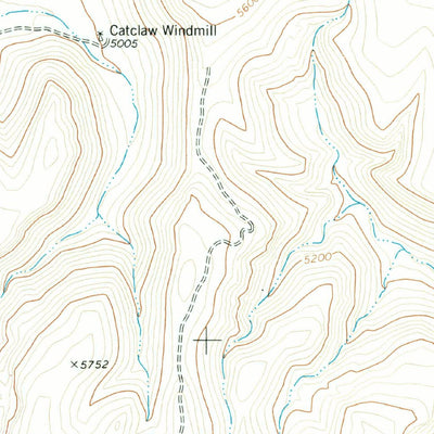 United States Geological Survey Echo Canyon, TX (1978, 24000-Scale) digital map