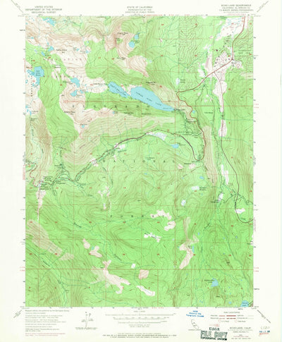 United States Geological Survey Echo Lake, CA (1955, 24000-Scale) digital map