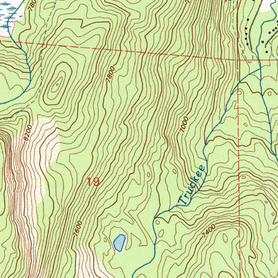 United States Geological Survey Echo Lake, CA (1992, 24000-Scale) digital map
