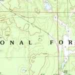 United States Geological Survey Echo Lake, MI (1982, 25000-Scale) digital map