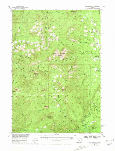 United States Geological Survey Echo Mountain, OR (1955, 62500-Scale) digital map