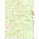 United States Geological Survey Echo Mountain, OR (1984, 24000-Scale) digital map