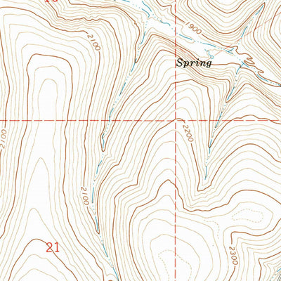 United States Geological Survey Echo SE, OR (1968, 24000-Scale) digital map