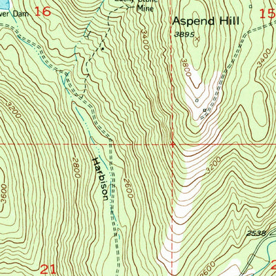 United States Geological Survey Echo Valley, WA (1952, 24000-Scale) digital map