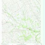 United States Geological Survey Echols, TX (1960, 24000-Scale) digital map