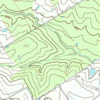 United States Geological Survey Echols, TX (1960, 24000-Scale) digital map