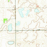 United States Geological Survey Eckelson SW, ND (1970, 24000-Scale) digital map