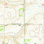 United States Geological Survey Eckelson SW, ND (1970, 24000-Scale) digital map