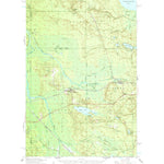 United States Geological Survey Eckerman, MI (1951, 62500-Scale) digital map