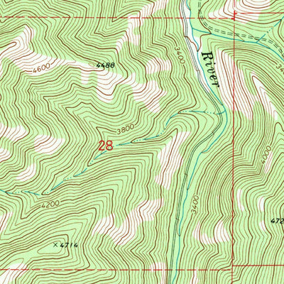 United States Geological Survey Eckler Mountain, WA (1967, 24000-Scale) digital map