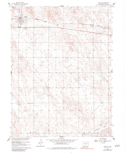 United States Geological Survey Eckley, CO (1961, 24000-Scale) digital map