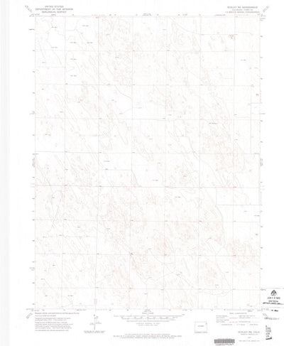 United States Geological Survey Eckley NE, CO (1971, 24000-Scale) digital map