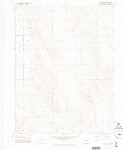 United States Geological Survey Eckley NW, CO (1971, 24000-Scale) digital map