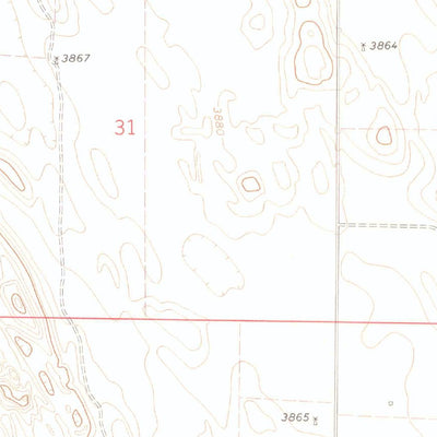 United States Geological Survey Eckley NW, CO (1971, 24000-Scale) digital map
