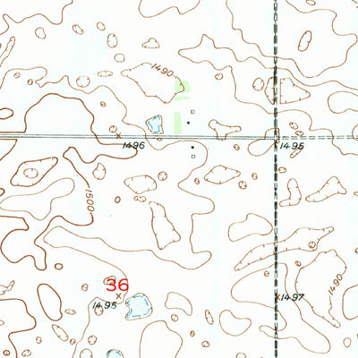 United States Geological Survey Eckman SE, ND (1949, 24000-Scale) digital map