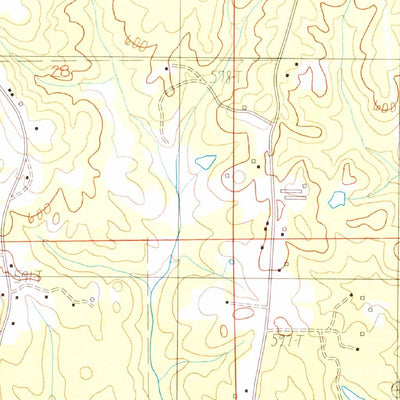 United States Geological Survey Eclectic, AL (1984, 24000-Scale) digital map