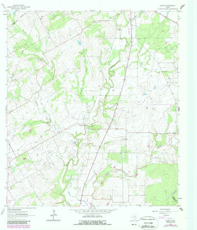 United States Geological Survey Ecleto, TX (1961, 24000-Scale) digital map