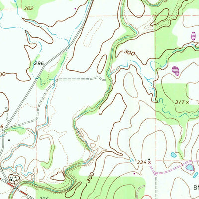 United States Geological Survey Ecleto, TX (1961, 24000-Scale) digital map