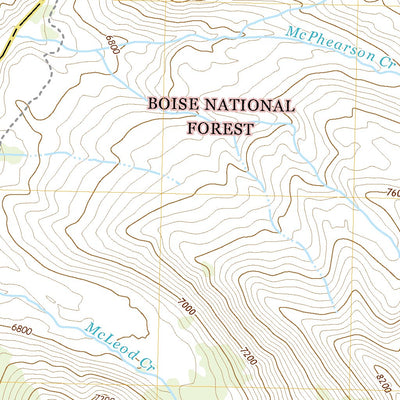 United States Geological Survey Edaho Mountain, ID (2020, 24000-Scale) digital map