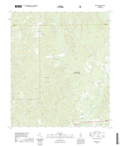 United States Geological Survey Eddiceton, MS (2021, 24000-Scale) digital map