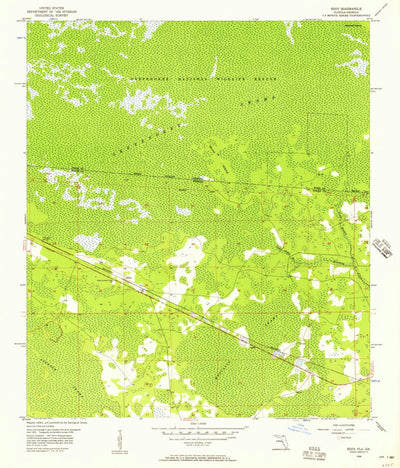 United States Geological Survey Eddy, FL-GA (1956, 24000-Scale) digital map