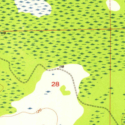United States Geological Survey Eddy, FL-GA (1956, 24000-Scale) digital map