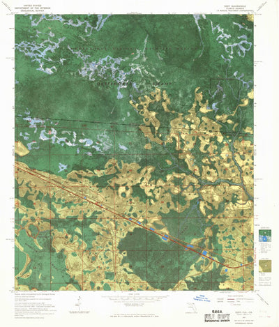 United States Geological Survey Eddy, FL-GA (1967, 24000-Scale) digital map