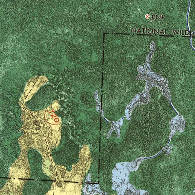 United States Geological Survey Eddy, FL-GA (1967, 24000-Scale) digital map