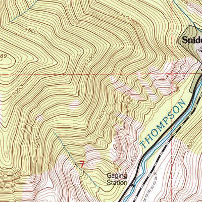 United States Geological Survey Eddy Mountain, MT (1999, 24000-Scale) digital map