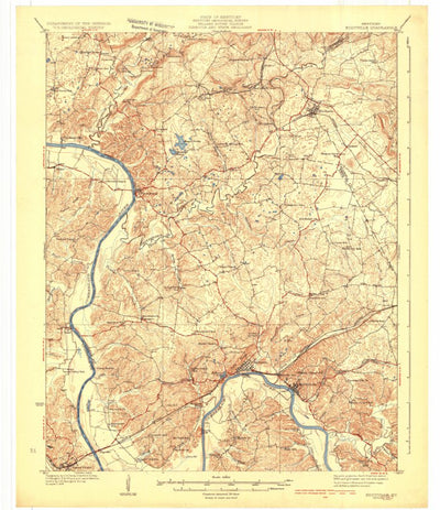 United States Geological Survey Eddyville, KY (1931, 62500-Scale) digital map