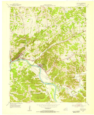 United States Geological Survey Eddyville, KY (1954, 24000-Scale) digital map