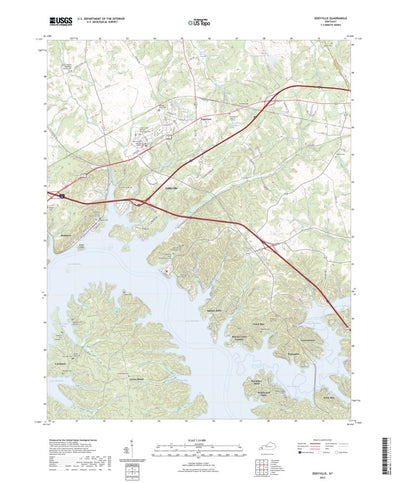 United States Geological Survey Eddyville, KY (2022, 24000-Scale) digital map