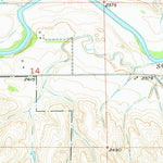 United States Geological Survey Eddyville NW, NE (1951, 24000-Scale) digital map