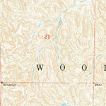 United States Geological Survey Eddyville NW, NE (1951, 24000-Scale) digital map