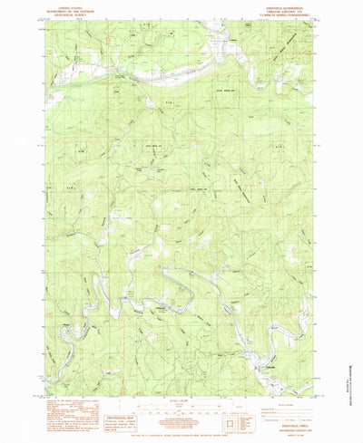 United States Geological Survey Eddyville, OR (1984, 24000-Scale) digital map