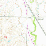 United States Geological Survey Eddyville SW, NE (1951, 24000-Scale) digital map