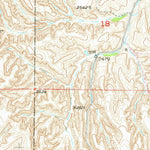 United States Geological Survey Eddyville SW, NE (1951, 24000-Scale) digital map