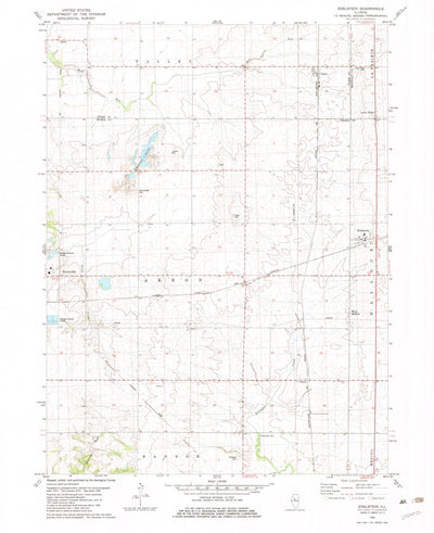 United States Geological Survey Edelstein, IL (1982, 24000-Scale) digital map